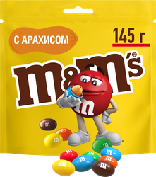 Драже M&M'S Арахис, 145г, изображение