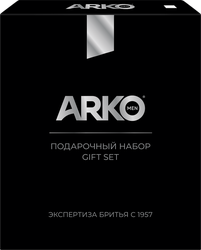Набор подарочный ARKO Men Black, Гель для бритья, 200мл + Гель для душа, 260мл, вид