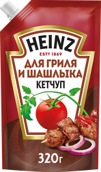 Кетчуп HEINZ Для гриля и шашлыка, 320г, фото