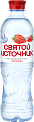 Изображение товара Вода СВЯТОЙ ИСТОЧНИК со вкусом клубники, негазированная, 0.5л