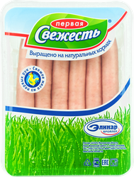 Колбаски ПЕРВАЯ СВЕЖЕСТЬ Нежные гриль, 500г, фото