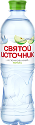 Вода СВЯТОЙ ИСТОЧНИК со вкусом яблока, негазированная, 0.5л, фото