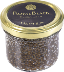 Изображение товара Икра осетровая ROYAL BLACK зернистая, 100г