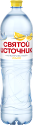 Вода СВЯТОЙ ИСТОЧНИК со вкусом лимона, негазированная, 1.5л, картинка