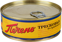 Печень тресковых видов рыб По-скандинавски, 240г, картинка