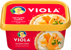 Сыр плавленый VIOLA Четыре сыра 50%, без змж, 400г, фотография