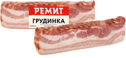 Грудинка сырокопченая РЕМИТ, 300г, крупный план