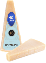 Сыр GRAN RISERVA Пармезан 40%, 18 месяцев, без змж, 180г, вид