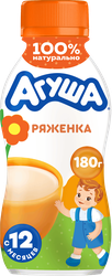 Ряженка детская АГУША 3,2%, с 12 месяцев, без змж, 180г, фотография