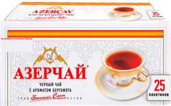 Чай черный АЗЕРЧАЙ с ароматом бергамота, 25пак, фото
