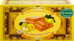 Пастила БЕЛЁВСКАЯ ПАСТИЛЬНАЯ МАНУФАКТУРА Классическая без сахара, 100г, изображение