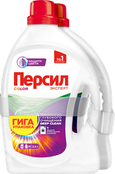 Гель для стирки ПЕРСИЛ Color, 2x2.6л, 5,2л, крупный план