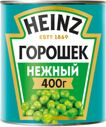 Горошек зеленый HEINZ Нежный, из мозговых сортов, 400г, детальное фото