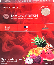 Ароматизатор воздуха AUTOSTANDART Magic Fresh Gel, в ассортименте, 200г, фотография
