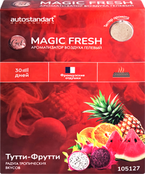 Ароматизатор воздуха AUTOSTANDART Magic Fresh Gel, в ассортименте, 200г, вид