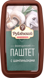 Паштет РУБЛЁВСКИЙ Французский с шампиньонами, 175г, изображение