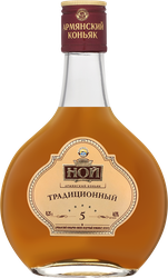 Коньяк НОЙ Традиционный ординарный 5 лет 40%, 0.25л, детальное фото