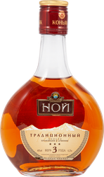 Коньяк НОЙ Традиционный ординарный 3 года 40%, 0.25л, детальное фото