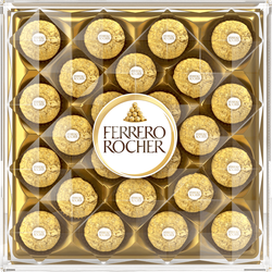 Конфеты FERRERO ROCHER из молочного шоколада с кремовой начинкой, 300г, детальное фото