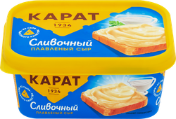 Изображение товара Сыр плавленый КАРАТ Сливочный 45%, без змж, 400г