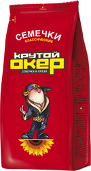 Семечки подсолнечника КРУТОЙ ОКЕР жареные, 180г, крупный план