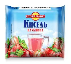 Изображение товара Кисель брикетированный РУССКИЙ ПРОДУКТ Клубничный, 190г