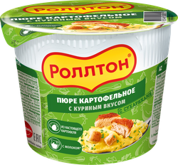 Пюре картофельное РОЛЛТОН с куриным вкусом, 40г, фото