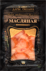 Масляная рыба холодного копчения ДАРЫ ОКЕАНА ломтики, 70г, фотография