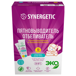 Пятновыводитель-отбеливатель Synergetic с активным кислородом биоразлагаемый, 250г, вид