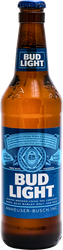 Пиво светлое BUD Light пастеризованное 4,1%, 0.44л, крупный план