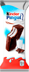 Пирожное бисквитное KINDER Pingui Шоколад с молочной начинкой, 30г, детальное фото