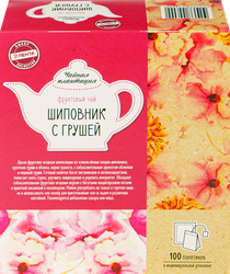 Изображение товара Напиток чайный фруктовый ЧАЙНАЯ ПЛАНТАЦИЯ Шиповник и груша, 100пак