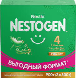 Молочко NESTOGEN 4, с 18 месяцев, 900г, вид