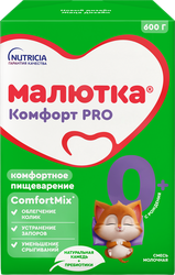 Смесь МАЛЮТКА Комфорт Pro, с 0 месяцев, 600г, картинка