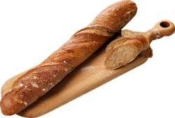 Багет ржано-пшеничный ЛЕНТА FRESH Деревенский на закваске, 300г, изображение