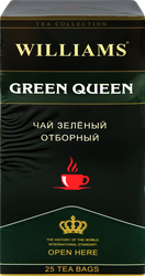Чай зеленый WILLIAMS Green queen, 25пак, картинка
