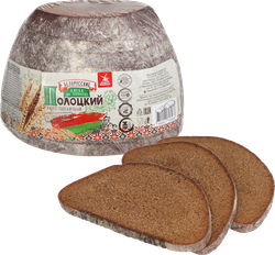 Хлеб ржано-пшеничный ХЛЕБНОЕ МЕСТЕЧКО Полоцкий на закваске, заварной, 230г, картинка