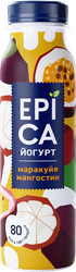 Изображение товара Йогурт питьевой EPICA с маракуйей и мангостином 2,5%, без змж, 260г