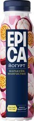 Йогурт питьевой EPICA с маракуйей и мангостином 2,5%, без змж, 260г, фотография