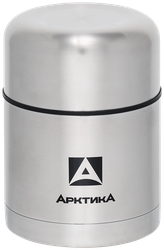 Термос вакуумный АРКТИКА 500мл, с широким горлом, серебристый, Арт. 301-500, фотография