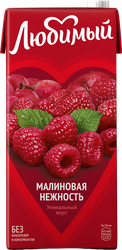 Напиток сокосодержащий ЛЮБИМЫЙ Малина осветленный, 0.95л, детальное фото