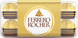 Конфеты FERRERO ROCHER из молочного шоколада с кремовой начинкой, 200г, фотография