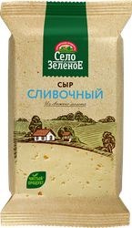 Сыр СЕЛО ЗЕЛЕНОЕ Сливочный 50%, без змж, 200г, вид