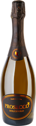 Вино игристое DOLCEVOLO Abbazia Prosecco белое брют, 0.75л, крупный план