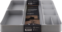 Органайзер для столовых приборов HOMECLUB Smart Storage 39,7х38,4х5,3см, пластик, крупный план