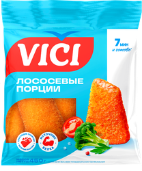 Лососевые порции VICI в золотистой корочке, 450г, детальное фото