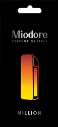 Ароматизатор воздуха MIODORE Million №1 мотив Paco Rabanne, подвесной сухой, изображение