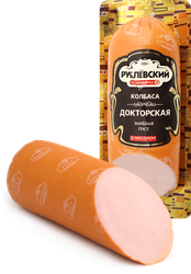 Колбаса вареная РУБЛЁВСКИЙ Докторская, 400г, картинка