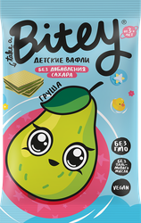 Вафли TAKE A BITEY Груша-брокколи, с 3 лет, 35г, вид