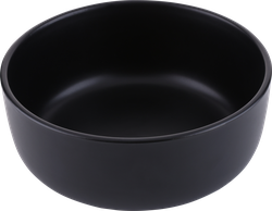 Салатник HOMECLUB Matt black 15,5см, керамика, крупный план